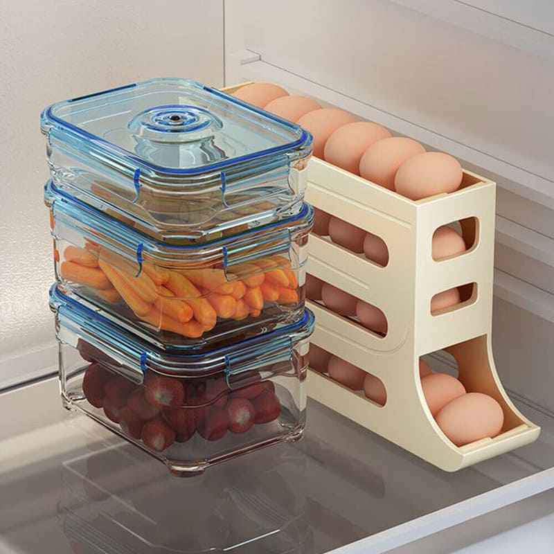 Refrigerator Door Egg Dispenser Organizer