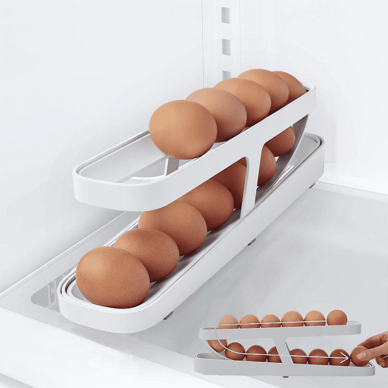 Refrigerator Door Egg Dispenser Organizer