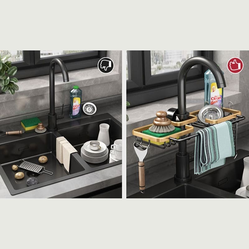 Sink Sponge Holder Door Organizer