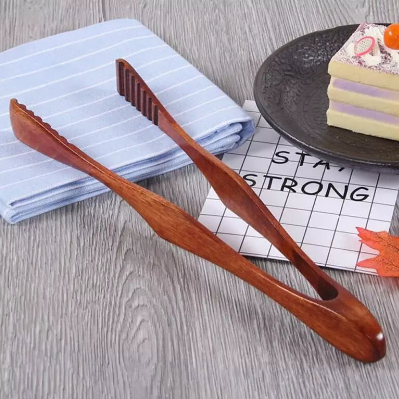 Multi-purpose Bamboo Salad Tongs