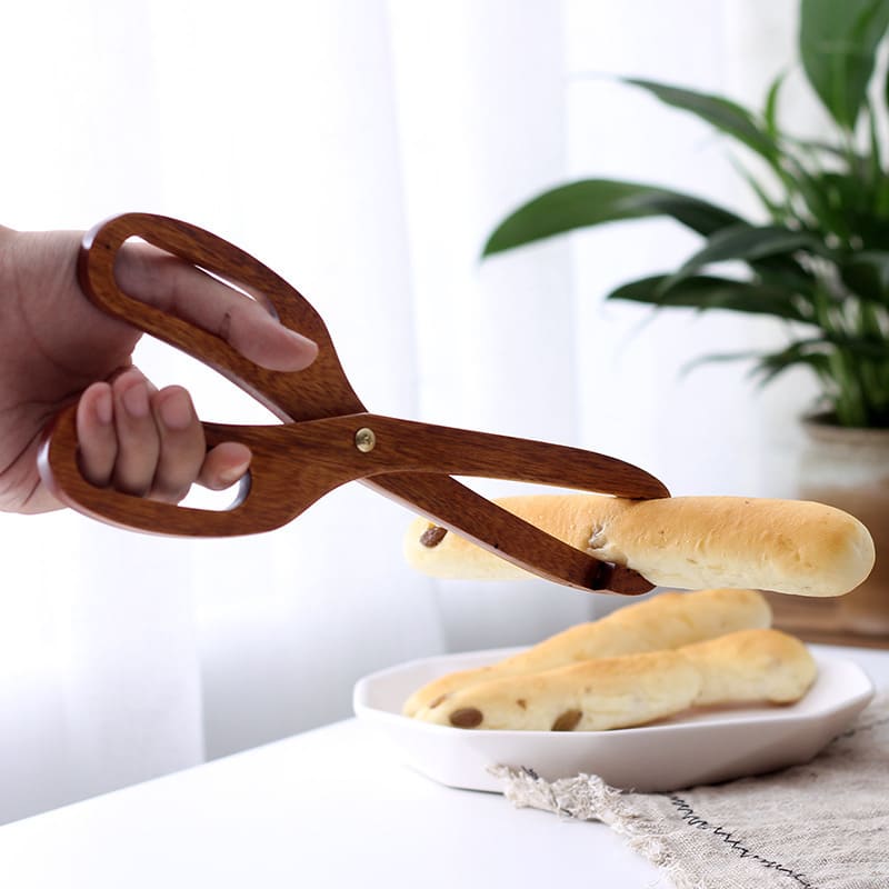 Multi-purpose Bamboo Salad Tongs