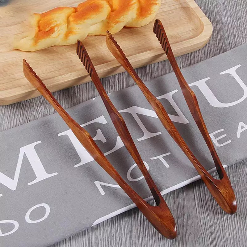 Multi-purpose Bamboo Salad Tongs