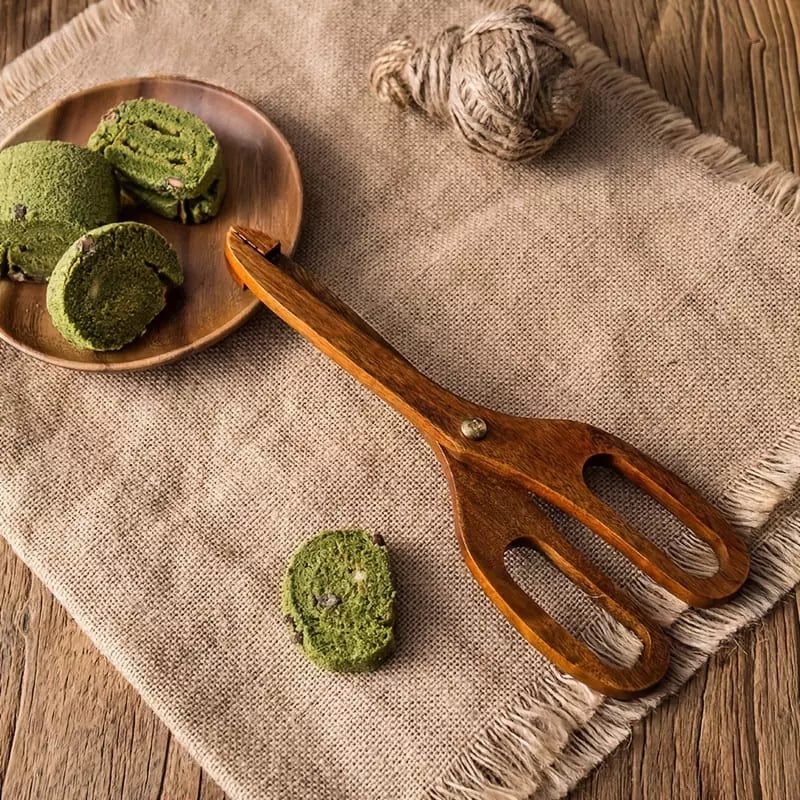 Multi-purpose Bamboo Salad Tongs