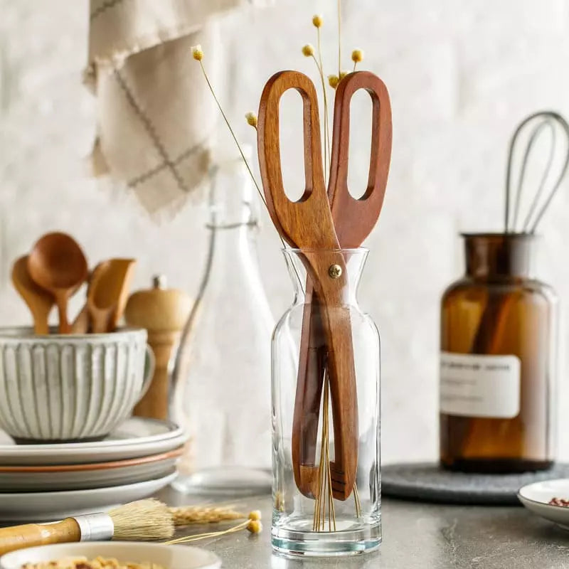 Multi-purpose Bamboo Salad Tongs