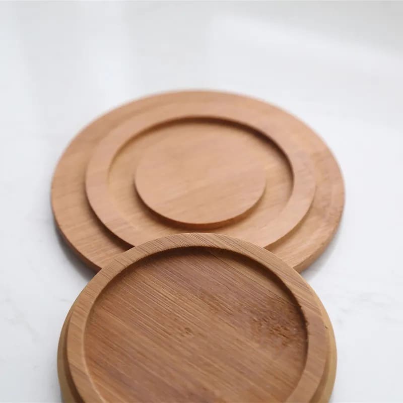 Ceramic Mortar and Pestle with Wooden Base
