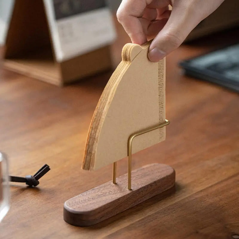 Wooden Coffee Filter Holder Paper Filter Support