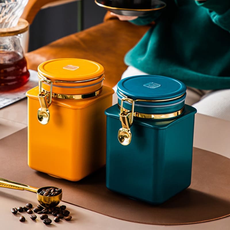 Polihousi Food Container with Airtight Lid for Coffee