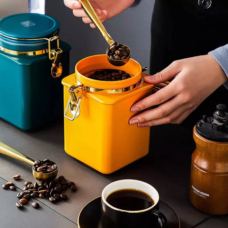 Polihousi Food Container with Airtight Lid for Coffee