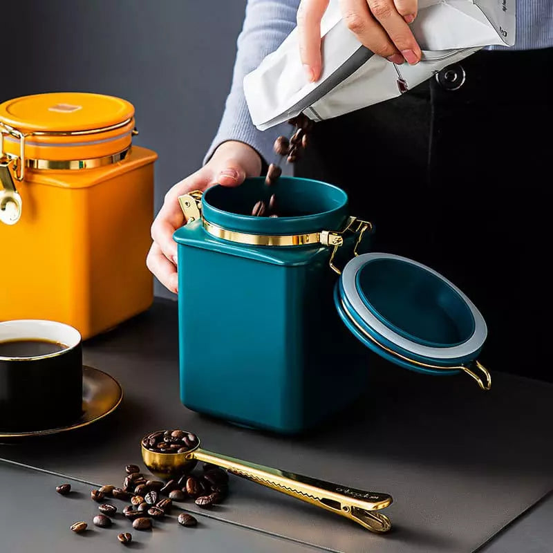 Polihousi Food Container with Airtight Lid for Coffee