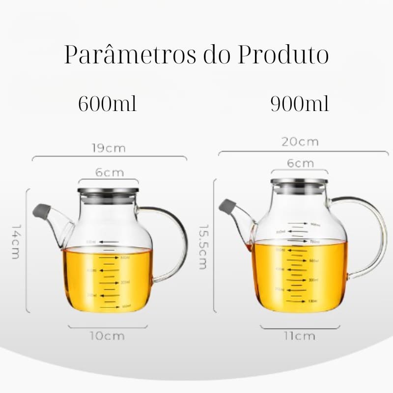 Glass Olive Oil and Vinegar Dispenser 1 Piece