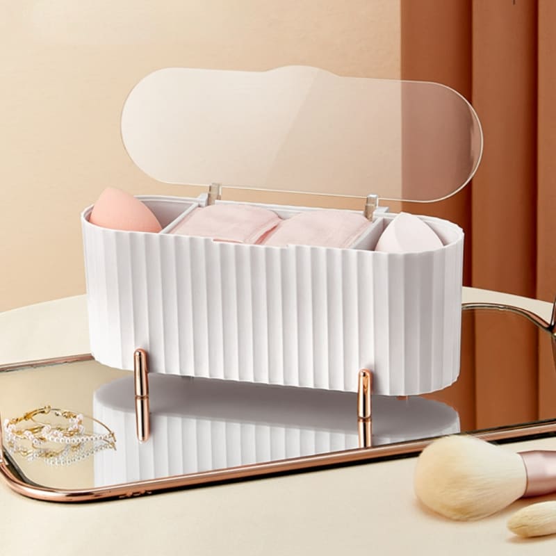 Luxury Makeup Sponge and Cotton Decorative Holder