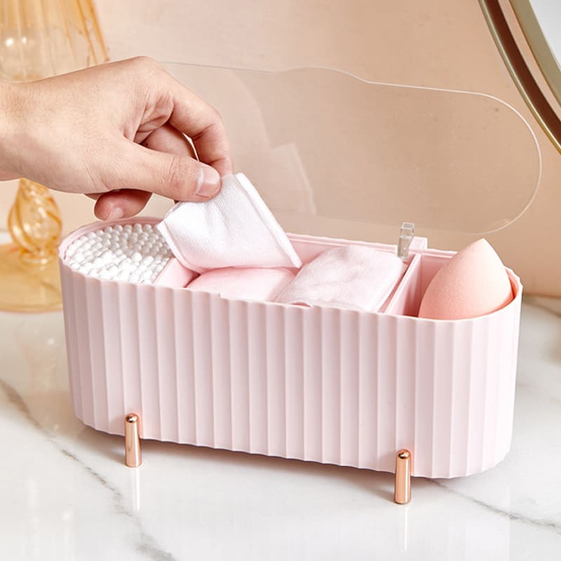 Luxury Makeup Sponge and Cotton Decorative Holder
