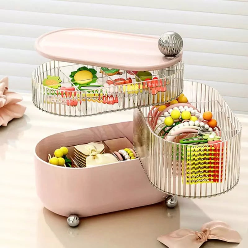 Acrylic Jewelry Box and Organizer with Dividers