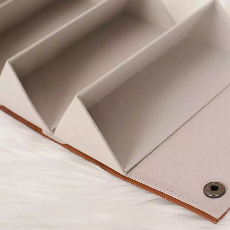 Glasses Case and Organizer with 6 Compartments