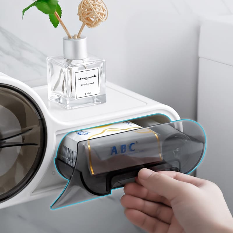 Toilet Paper Holder with Drawer