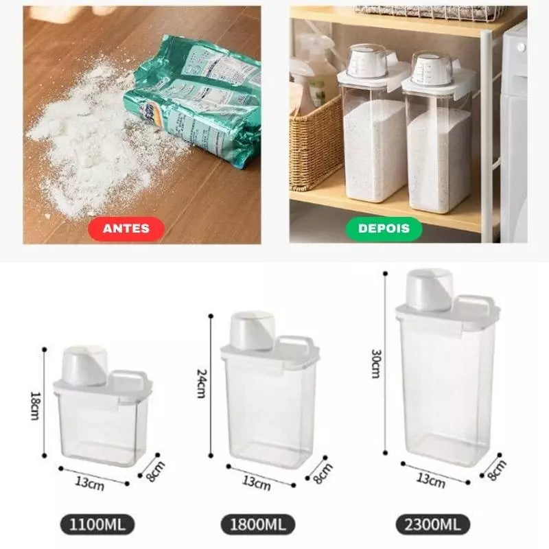 Hermetic Powder and Detergent Soap Dispenser