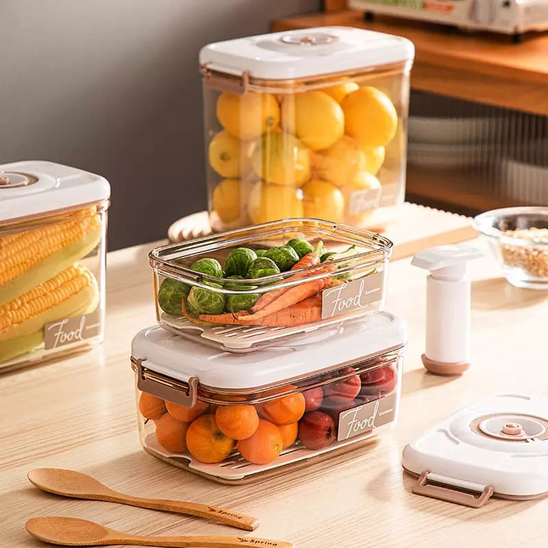 Hermetic Jar with Lid and Vacuum Sealer