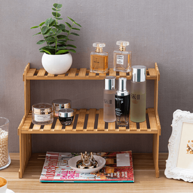 Multi-Purpose Wooden Shelf for Plants