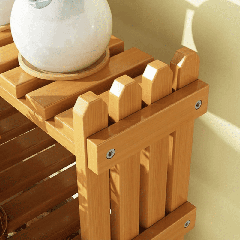 Multi-Purpose Wooden Shelf for Plants