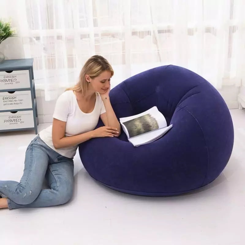 Round Inflatable Living Room Puff