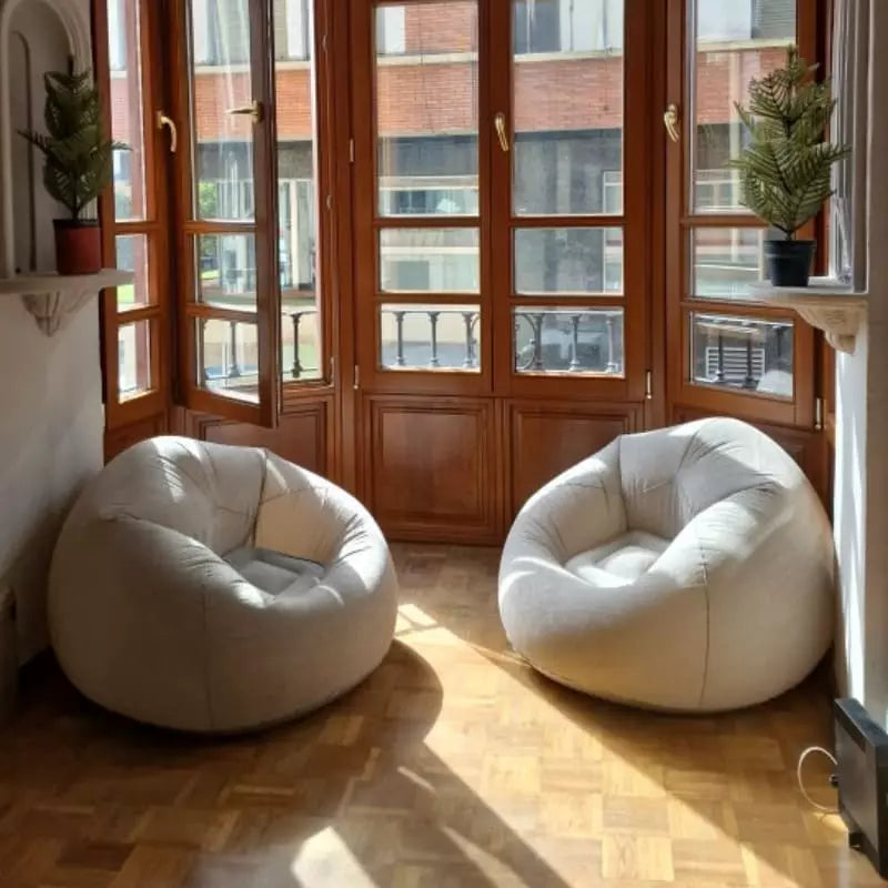 Round Inflatable Living Room Puff