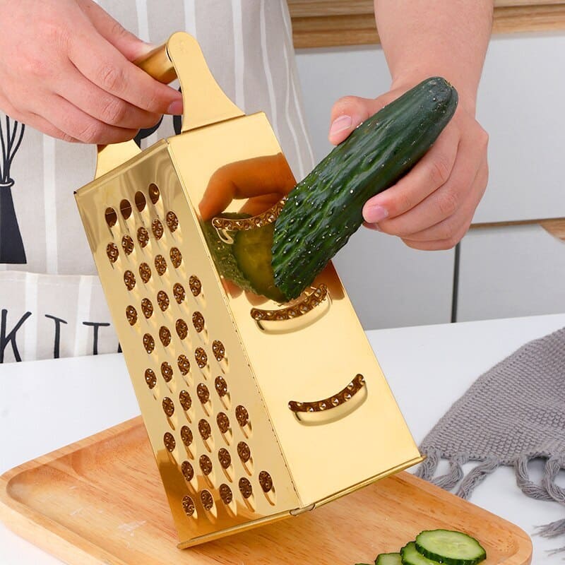 Multifunctional Stainless Steel Cheese and Vegetable Grater