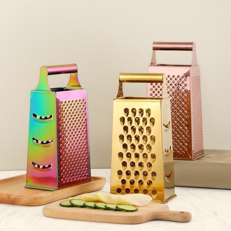 Multifunctional Stainless Steel Cheese and Vegetable Grater