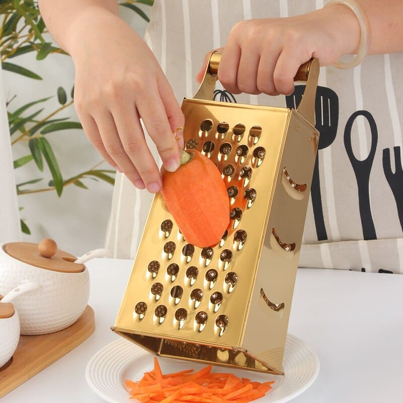 Multifunctional Stainless Steel Cheese and Vegetable Grater