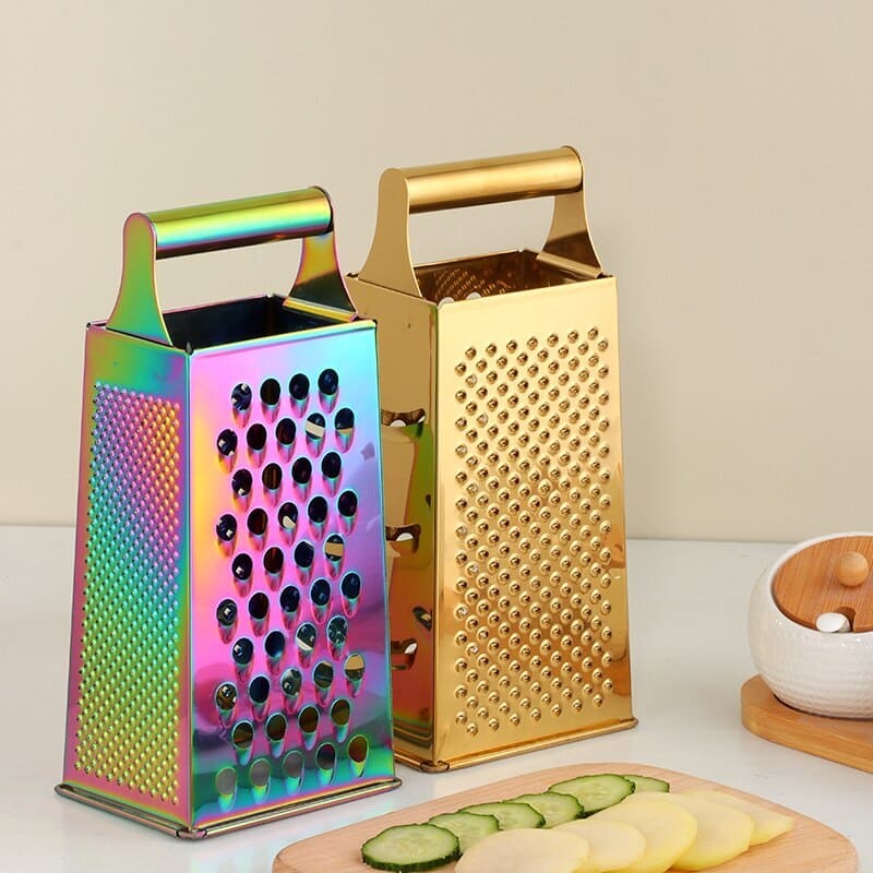 Multifunctional Stainless Steel Cheese and Vegetable Grater