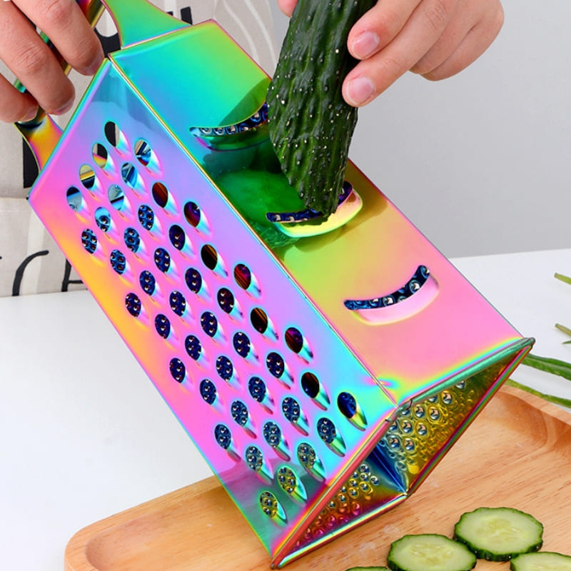 Multifunctional Stainless Steel Cheese and Vegetable Grater
