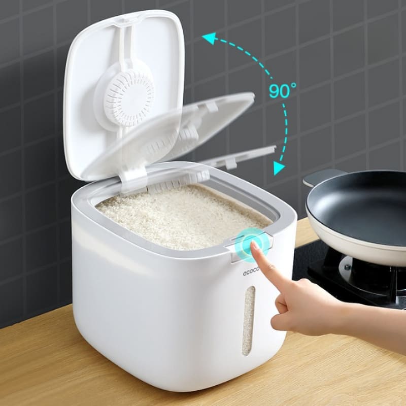Automatic Food Storage Container with Lid