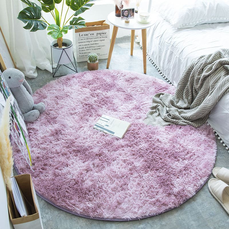 Polished Round Doormat - Rose Heather