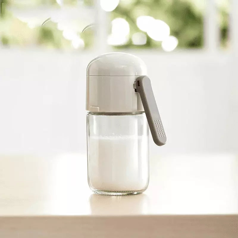 Salt and Spice Shaker with Measuring Spoon