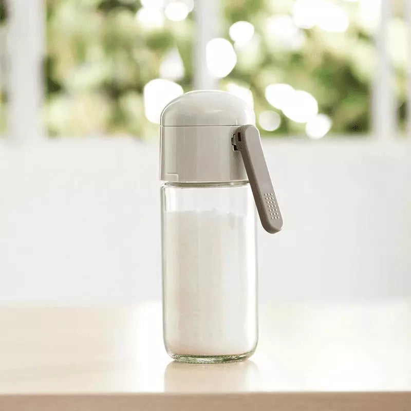 Salt and Spice Shaker with Measuring Spoon