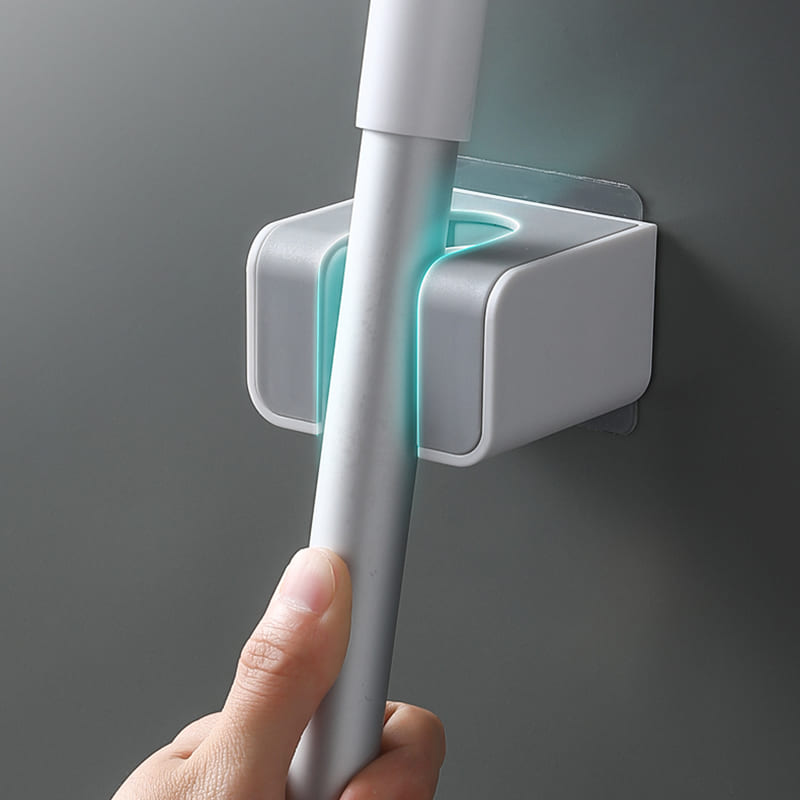 Wall-Mounted Broom and Mop Holder
