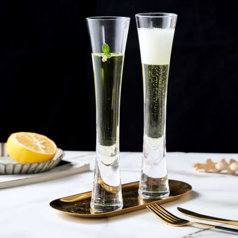 Champagne Flute Glass Sparkling Wine Bar at Home