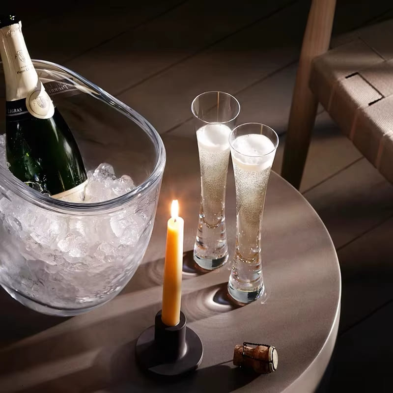 Champagne Flute Glass Sparkling Wine Bar at Home