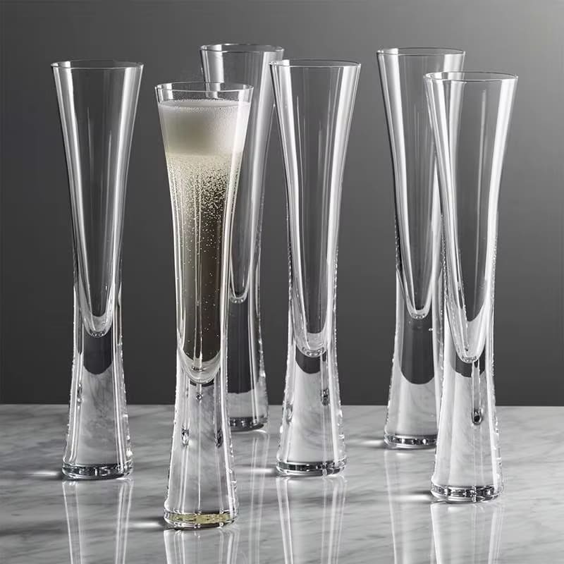 Champagne Flute Glass Sparkling Wine Bar at Home