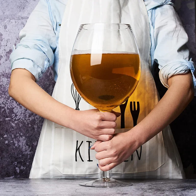 Giant Crystal Wine Glass 3 Liters Bar at Home