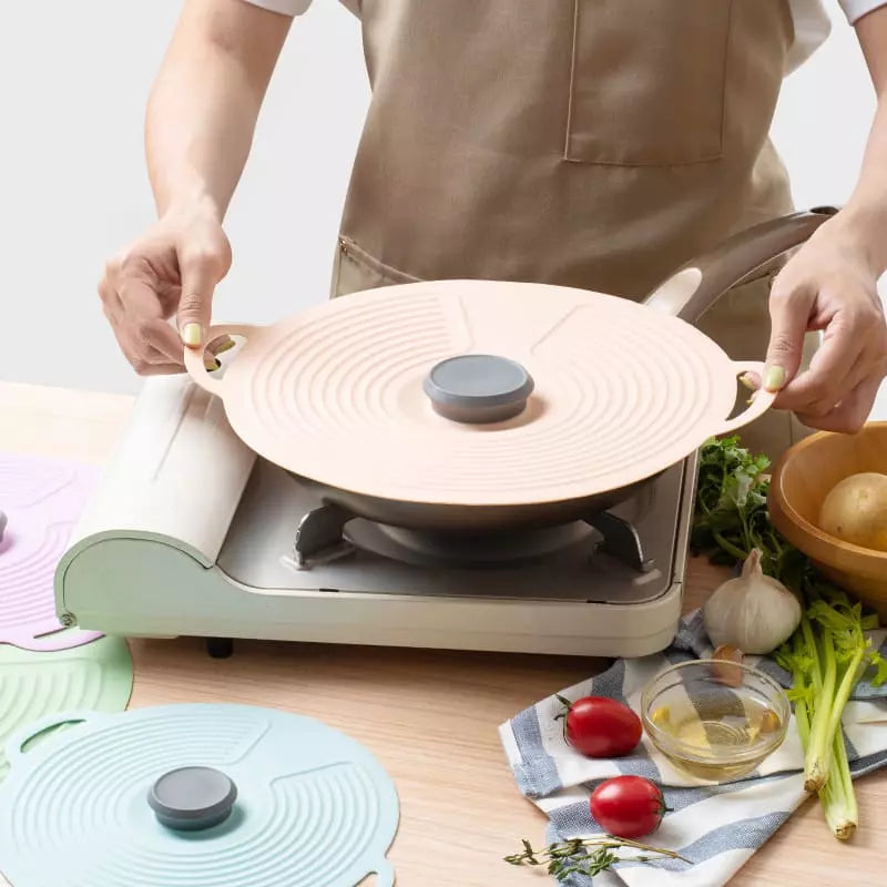 Universal Foldable Silicone Microwave Cover