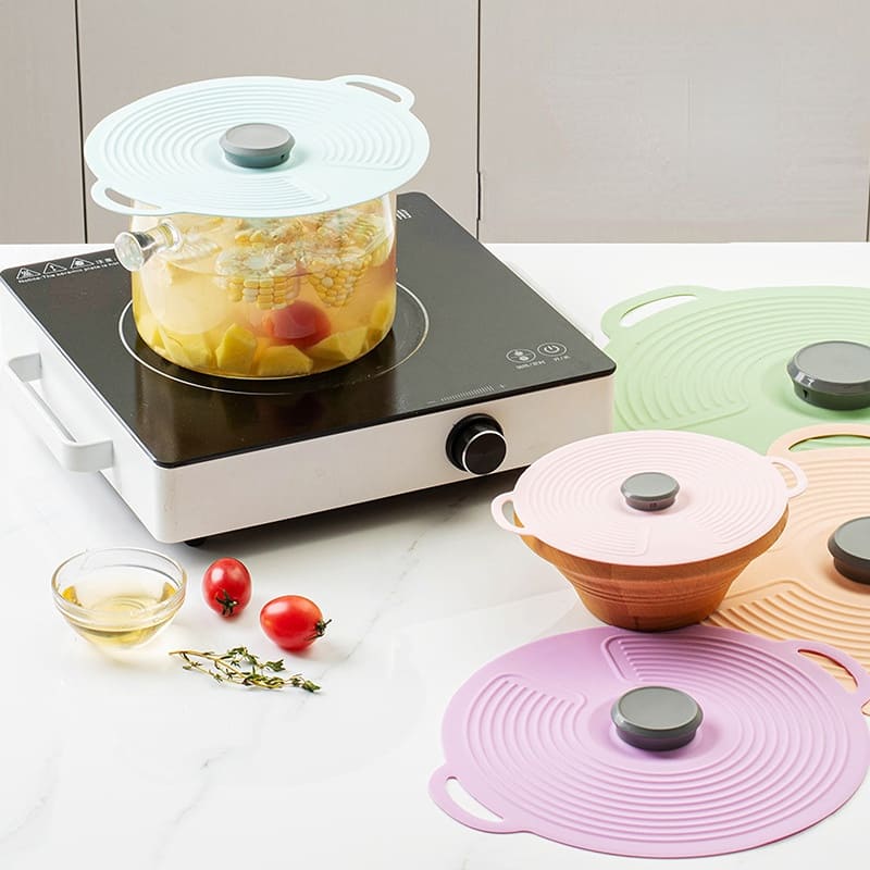 Universal Foldable Silicone Microwave Cover
