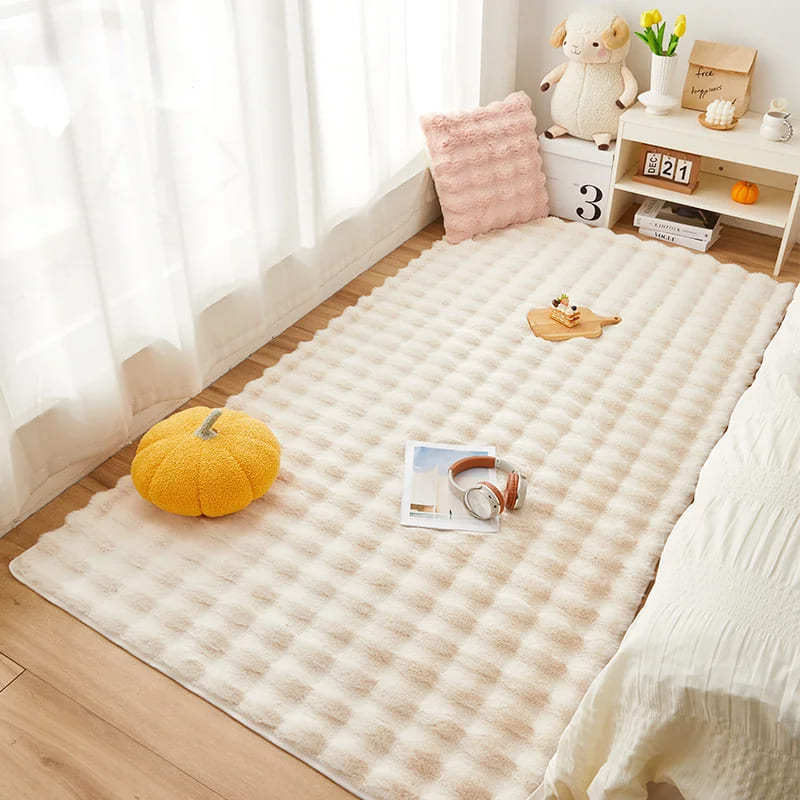 Plush Shaggy Rug Non-Slip Room Carpet