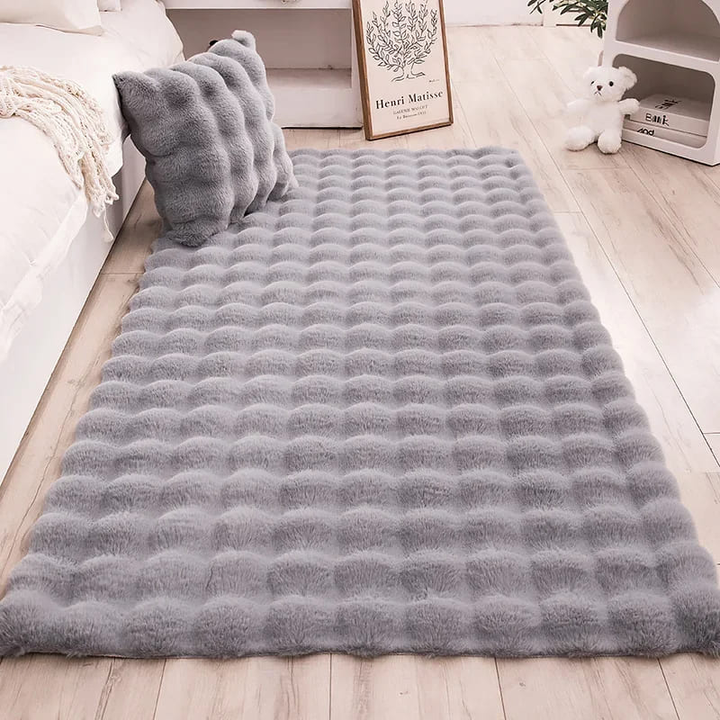 Plush Shaggy Rug Non-Slip Room Carpet