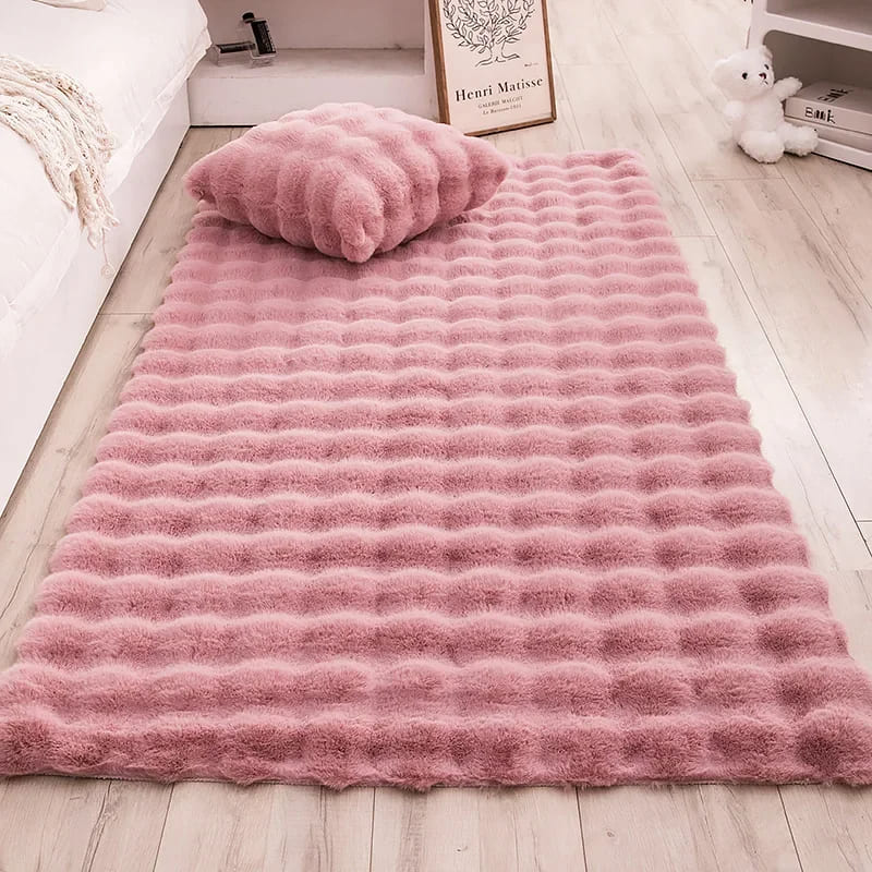 Plush Shaggy Rug Non-Slip Room Carpet