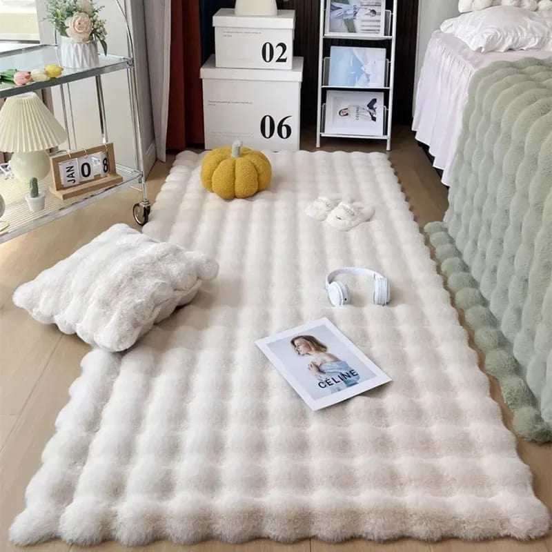 Plush Shaggy Rug Non-Slip Room Carpet