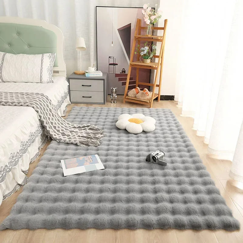 Plush Shaggy Rug Non-Slip Room Carpet