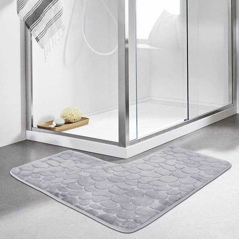 Non-slip Absorbent Bathroom Mat Corner