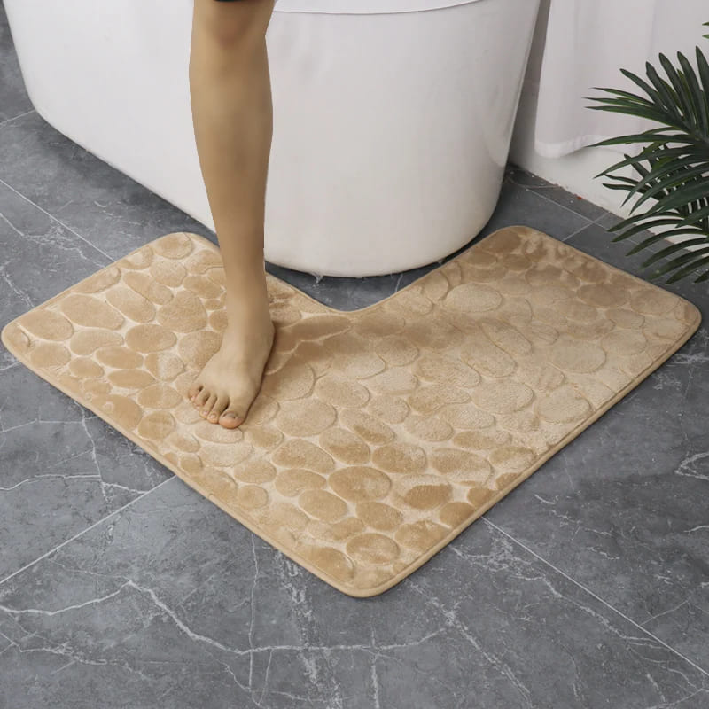 Non-slip Absorbent Bathroom Mat Corner
