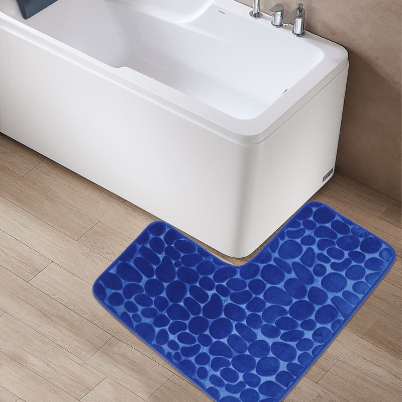 Non-slip Absorbent Bathroom Mat Corner