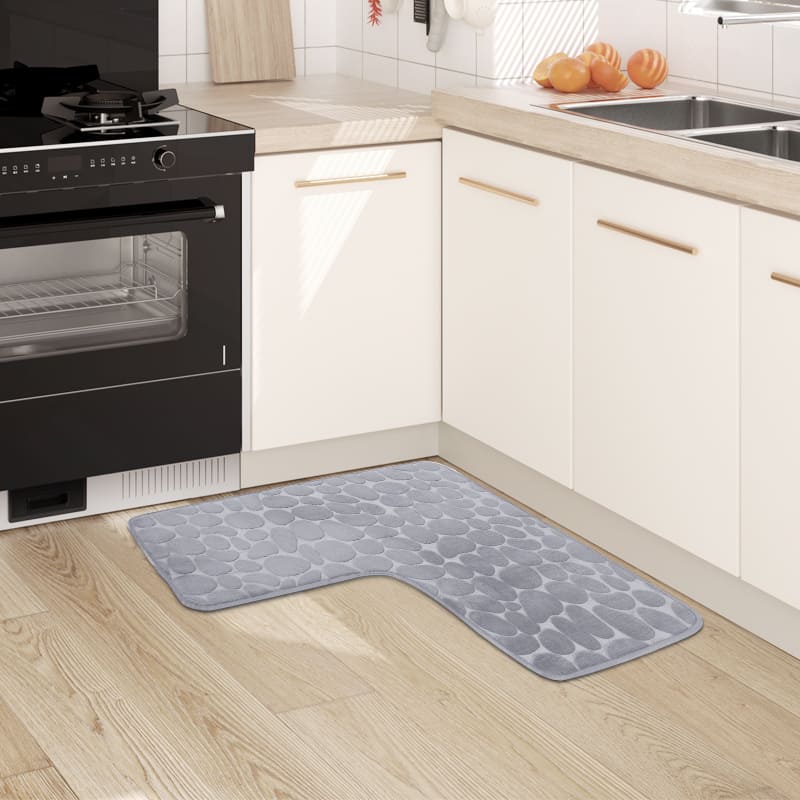 Non-slip Absorbent Bathroom Mat Corner